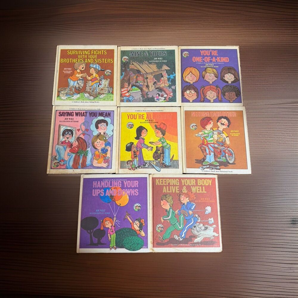 Lot of 8 Ready Set Grow Series By Joy Wilt 1978-1980 Children's Hardback